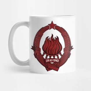 SFRJ Grb Crveni - Red Yugoslavia Mug